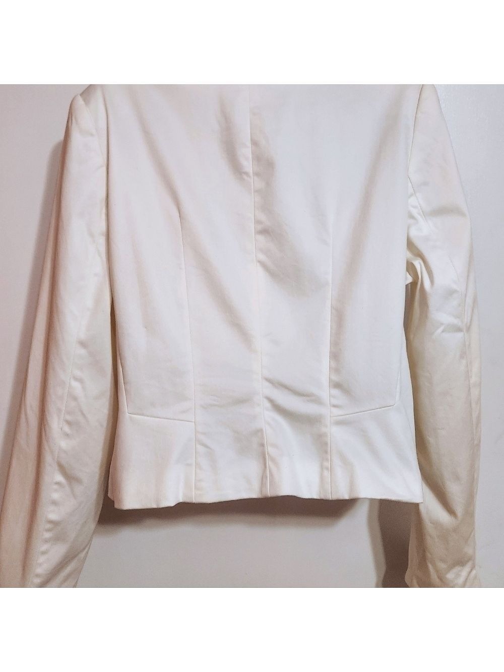 Worthington White Blazer Jacket Open Front Long Sleeve Extra Large - Picture 6 of 11